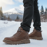 Men's Leather Snow Boots | Waterproof, Classic Style