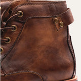 Vintage Leather Ankle Boots Men | Classic Style & All-Day Comfort
