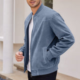 Men's Lightweight Stand-Collar Jacket - Everyday Zip-Up Layer