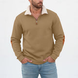 Men's Soft Quarter Zip Pullover – Cosy Warm Casual Jumper