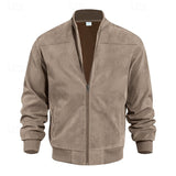 Men's Lightweight Stand-Collar Jacket - Everyday Zip-Up Layer