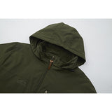 Men's All-Weather Outdoor Jacket - Wind-Resistant Zip Layer