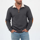 Men's Soft Quarter Zip Pullover – Cosy Warm Casual Jumper