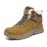 Men's Leather Winter Boots – Water-Resistant Cold Weather Boots
