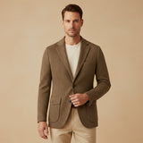 Men's Herringbone Tweed Blazer | Timeless Sophistication, All-Season Comfort