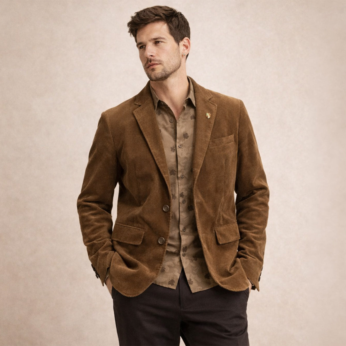 Men's Vintage Corduroy Blazer | Classic Comfort & Timeless Style