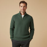 Men's Cashmere Half Zip Sweater | Premium Comfort, Sophisticated Style