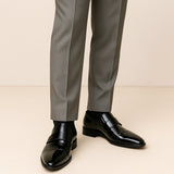 Men's Patent Leather Loafers | Luxury Slip-On Formal Elegance