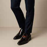 Men's Patent Leather Loafers | Luxury Slip-On Formal Elegance