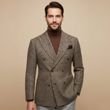 Men's Double Breasted Plaid Blazer | Classic Checked Style