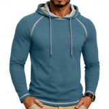Men's Raglan Sleeve Hoodie – Casual Sporty Hooded Sweatshirt