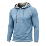 Men's Raglan Sleeve Hoodie – Casual Sporty Hooded Sweatshirt
