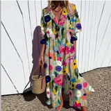 Floral Maxi Dress | Flowing Elegance, Garden Romance