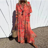 Floral Maxi Dress | Flowing Elegance, Garden Romance