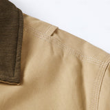 Men's Shirt-Collar Utility Zip Jacket - Everyday Casual Layer