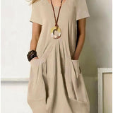 Cotton A-Line Dress | Everyday Comfort, Effortless Style
