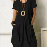 Cotton A-Line Dress | Everyday Comfort, Effortless Style