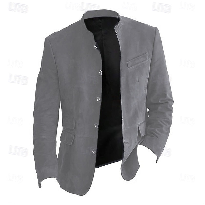 Men's Stand Collar Jacket – Lightweight Modern Casual Layer