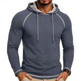 Men's Raglan Sleeve Hoodie – Casual Sporty Hooded Sweatshirt