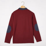 Men's Quarter Zip Jumper – Textured Hardwearing Layering Top