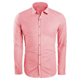 Men's Cotton Linen Shirt – Lightweight Button Down Summer Shirt