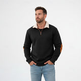Men's Soft Quarter Zip Pullover – Cosy Warm Casual Jumper