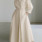 Timeless Elegance Dress | Structured Flow, Effortless Sophistication