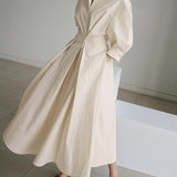 Timeless Elegance Dress | Structured Flow, Effortless Sophistication