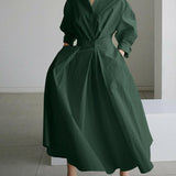 Timeless Elegance Dress | Structured Flow, Effortless Sophistication