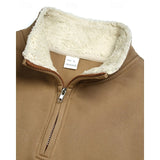 Men's Soft Quarter Zip Pullover – Cosy Warm Casual Jumper