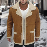 Men's Sherpa Lined Winter Jacket – Warm Insulated Outdoor Layer