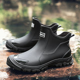 Men's Rain Boots - Waterproof Wellington Boots for Wet Weather
