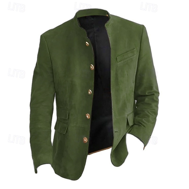 Men's Stand Collar Jacket – Lightweight Modern Casual Layer