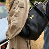 Structured Shopper Bag with Gold-Tone Hardware | Refined Utility, Timeless Style