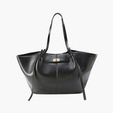 Structured Shopper Bag with Gold-Tone Hardware | Refined Utility, Timeless Style