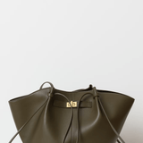 Structured Shopper Bag with Gold-Tone Hardware | Refined Utility, Timeless Style