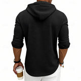 Men's Drawstring Hoodie – Relaxed Fit Casual Pullover Sweatshirt